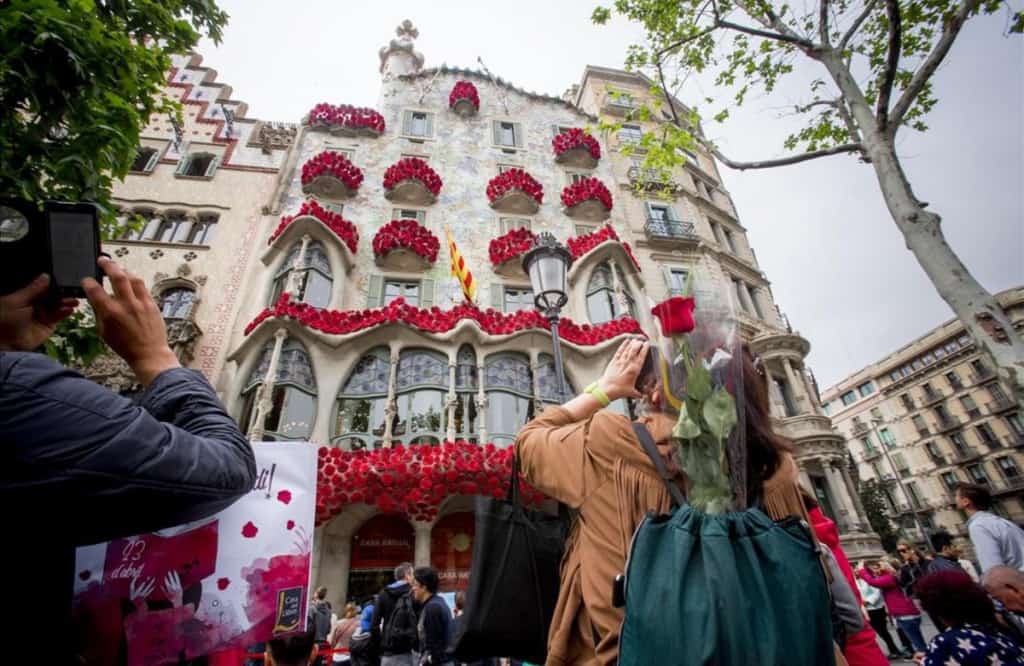 Sant Jordi 2018 en Barcelona