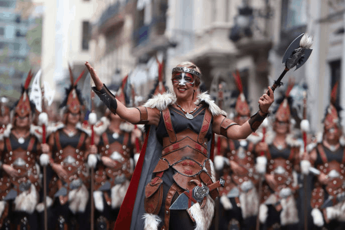Moros y Cristianos-Fiesta del 9 de Octubre en Valencia 2019