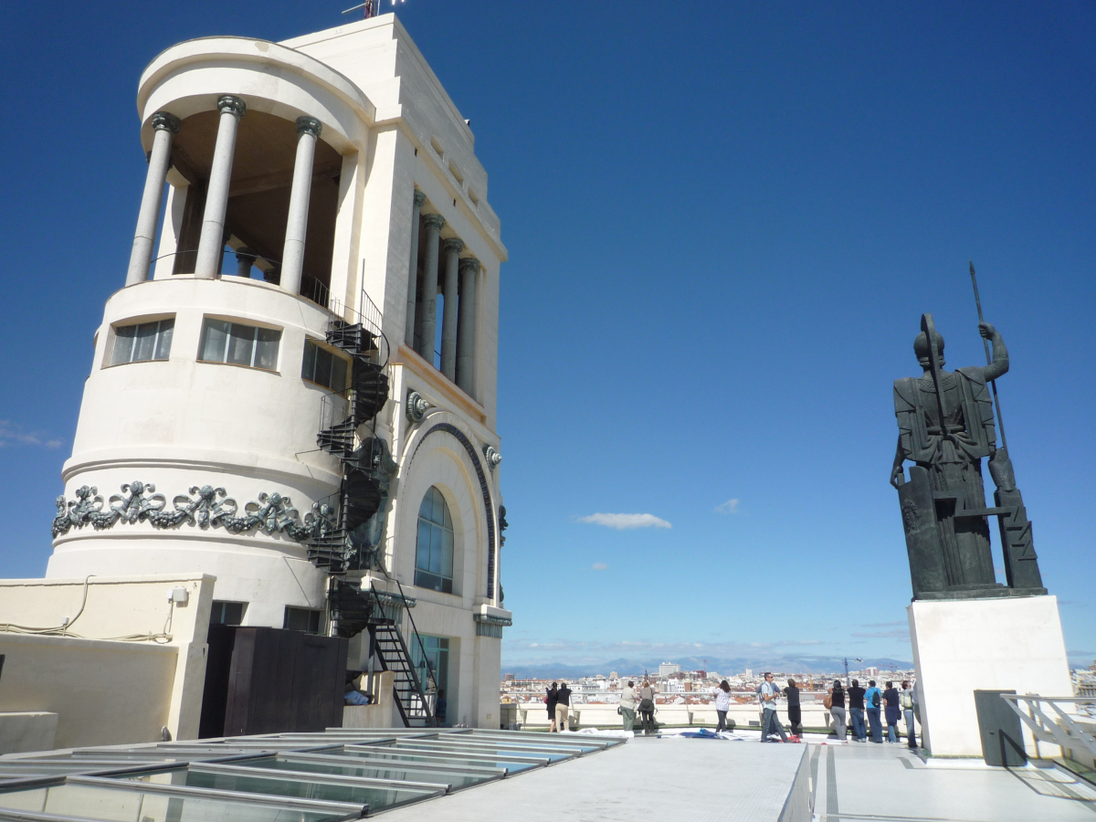 6 lugares para hacer fotos perfectas en Madrid - La impresionante azotea del Círculo de Bellas Artes de Madrid