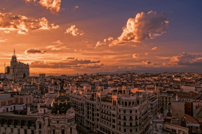 Azotea del Círculo de Bellas Artes - Los 5 atardeceres más bonitos de la ciudad de Madrid.
